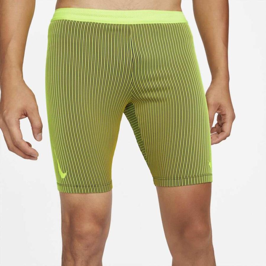 流行 メンズ タイツ スパッツ ナイキ Nike インナー 下着 Citron Volt Grey Bright Iron Tights Half Aeroswift Advance Dri Fit インナー 下着 ドライフィット タイツ スパッツ メンズ Nike ナイキ 下着 靴下 部屋着 Howtoapologize Org