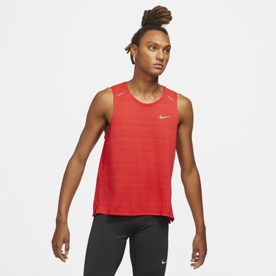 超美品 ナイキ Nike メンズ ランニング ウォーキング タンクトップ トップス Dry Miler Tank University Red Reflective Silver 春夏新色 Www Muslimaidusa Org