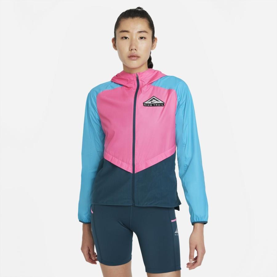 ナイキ Nike レディース フィットネス・トレーニング ジャケット アウター SF Trail Jacket Pink/Blue アウター、ウインドブレーカー