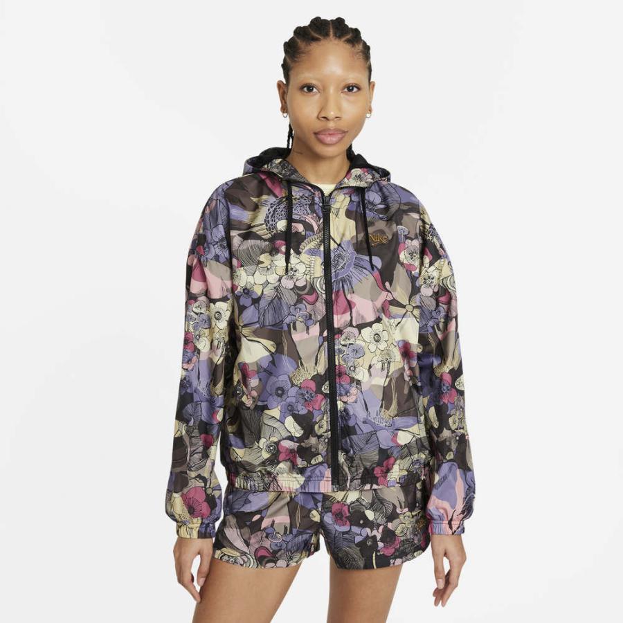 ナイキ Nike レディース ジャージ アウター Plus Femme Woven Jacket Ironstone Black Mtlc Gold 海外並行輸入正規品