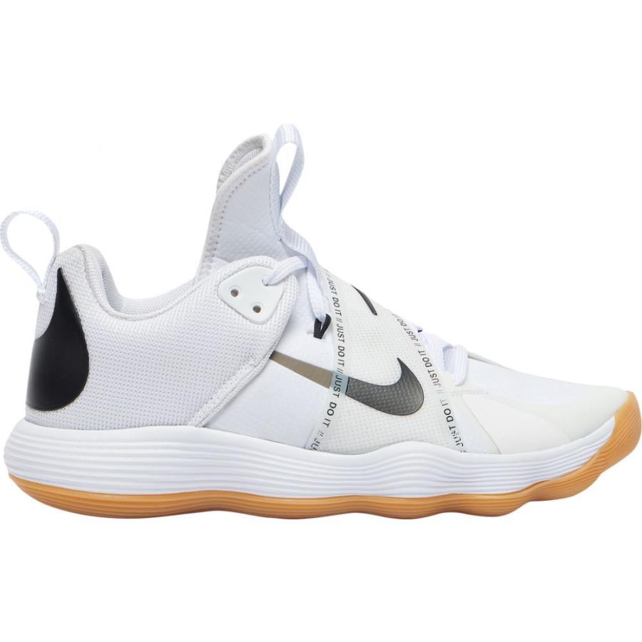 ナイキ バレーボール レディース バレーボール シューズ 靴 Nike React White Black Gum Hyperset Light Fermart Light React Ss I フェルマート 1号店 Brown