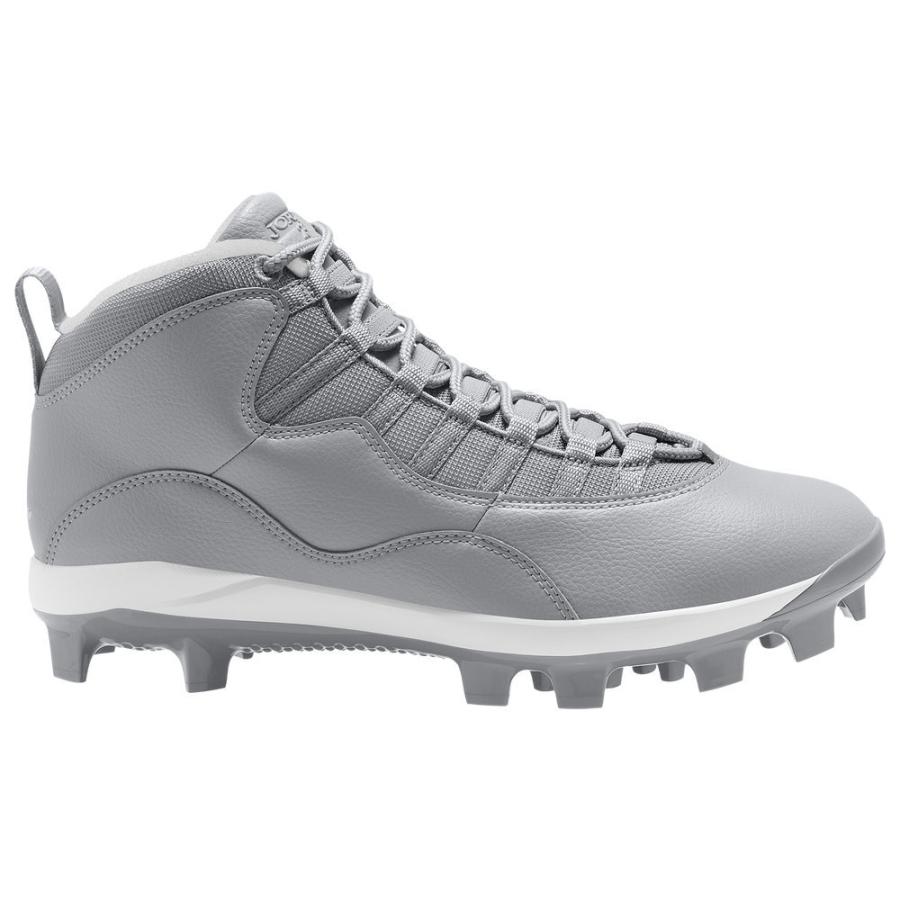 最新コレックション ナイキ ジョーダン Jordan メンズ 野球 シューズ 靴 Retro 10 Mcs Wolf Grey White 高い品質 Bajawinescabo Com