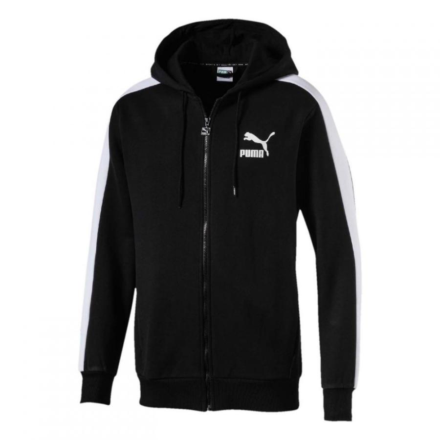 最終値下げ 残り１点 サイズ M プーマ Puma メンズ トップス パーカー T7 Logo Zipped Hoodie Black 送料無料 Demo Tegalsari Ubud Com