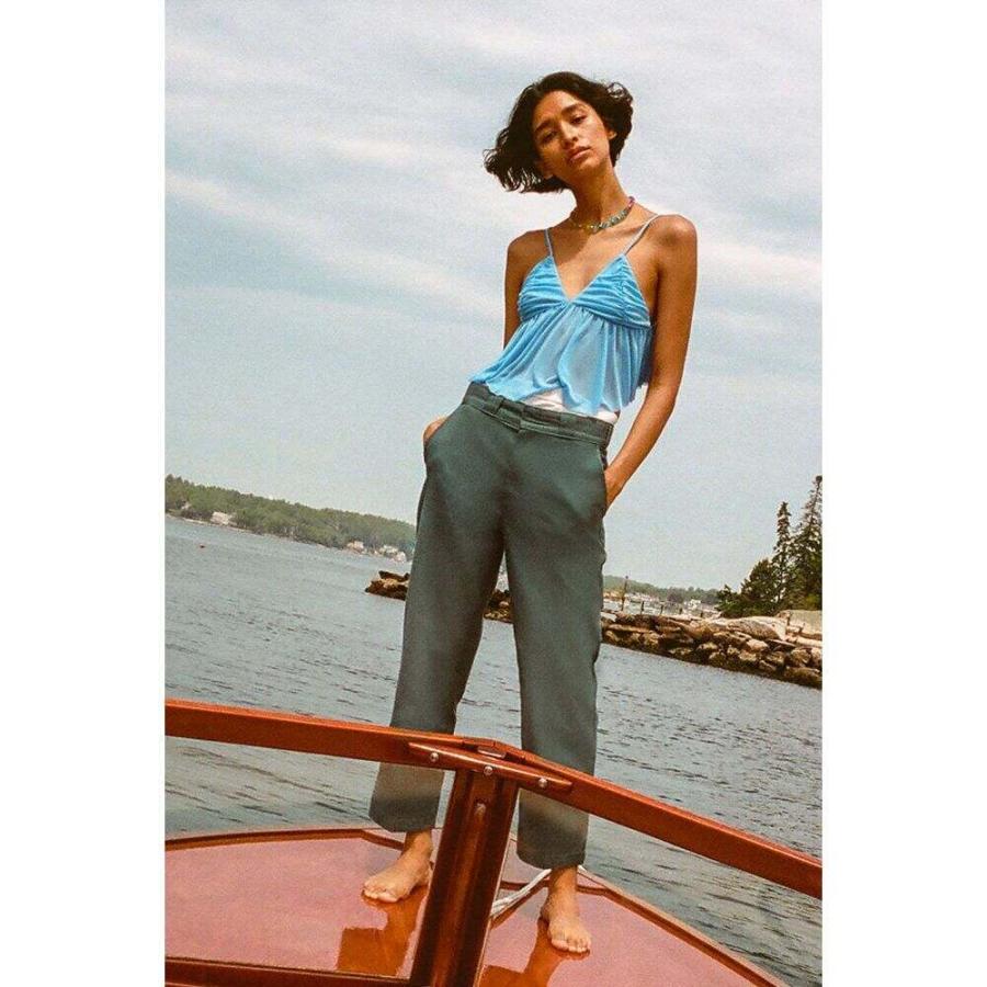 ディッキーズ Dickies レディース クロップド ボトムス パンツ Uo Exclusive High Waisted Ankle Pant Olive Supersport Tn