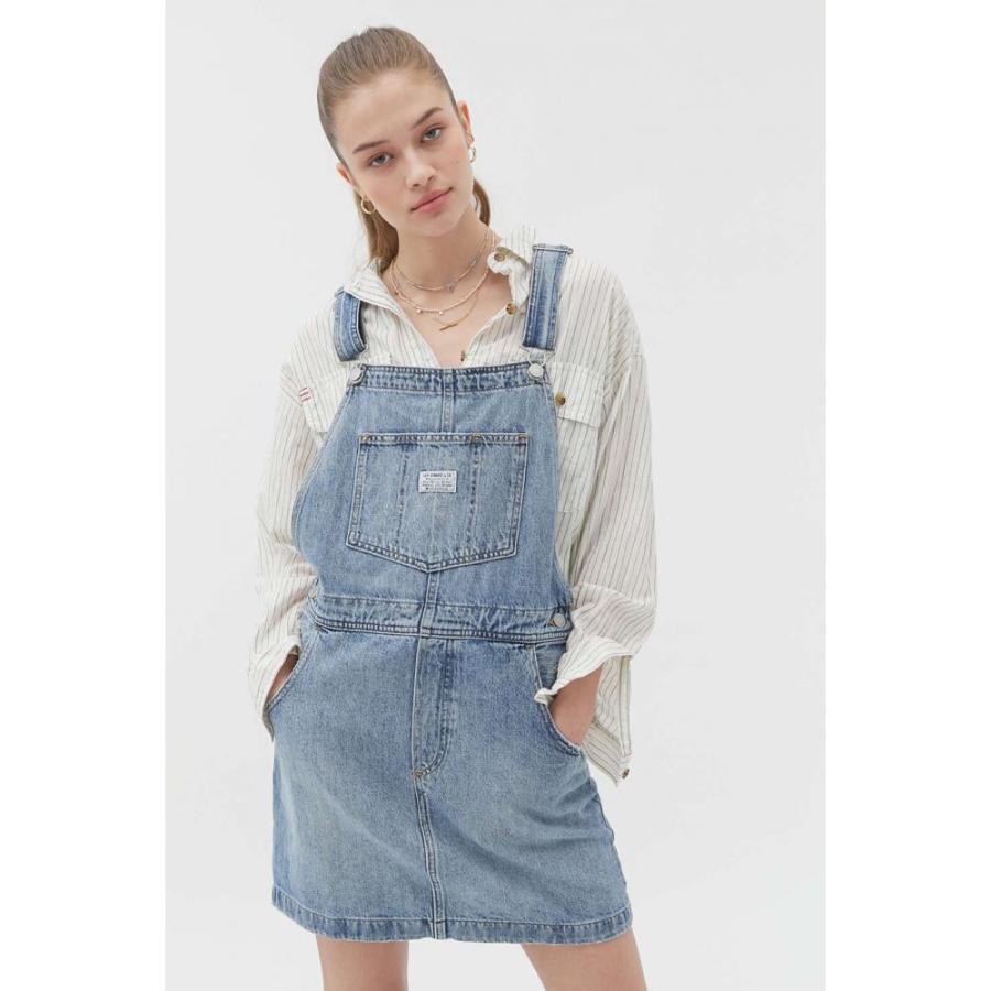 リーバイス Levi S レディース オーバーオール スカート ボトムス パンツ Norah Denim Skirtall Overall Indigo Www Npattorney Com