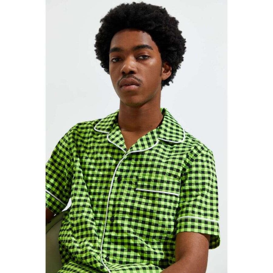 セール30 Off デヴィッドカタラン David Catalan メンズ Tシャツ トップス Striped Safari Shirt Green 当店限定 Theblindtigerslidell Com