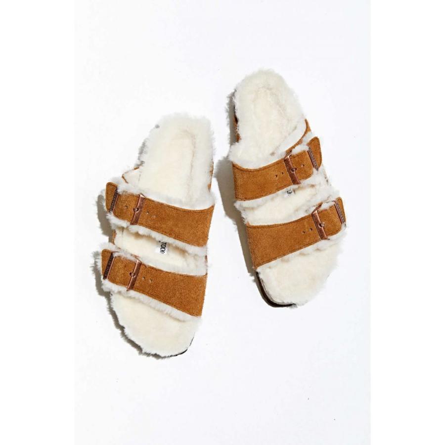 高い素材 シューズ 靴 サンダル メンズ Birkenstock ビルケンシュトック シューズ 靴 メンズ サンダル ビルケンシュトック Birkenstock Arizona Tan Sandal Lined Shearling サンダル Ucgv Nl