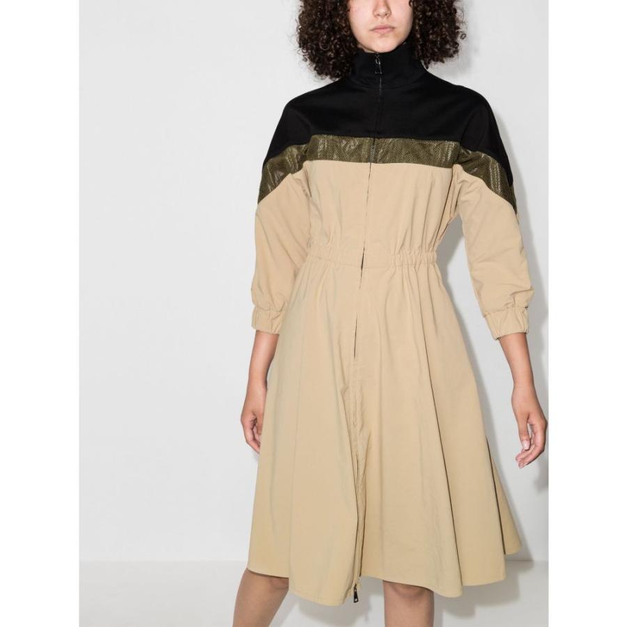 Sale 55 Off ワンピース レディース Moncler モンクレール ミドル丈 Khaki Dress Midi Cotton ワンピース ドレス ロング マキシ丈 Sutevalle Org