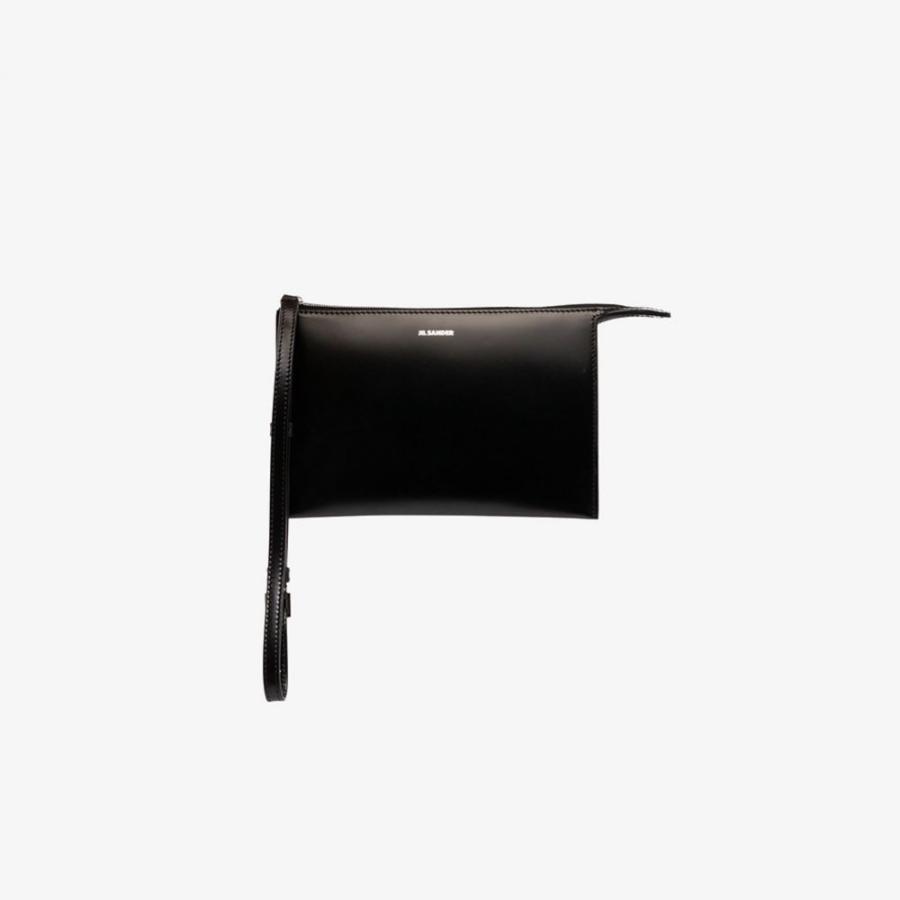 ジル サンダー Jil Sander レディース クラッチバッグ バッグ Black Tootie Leather Clutch Bag Black Educacion Press