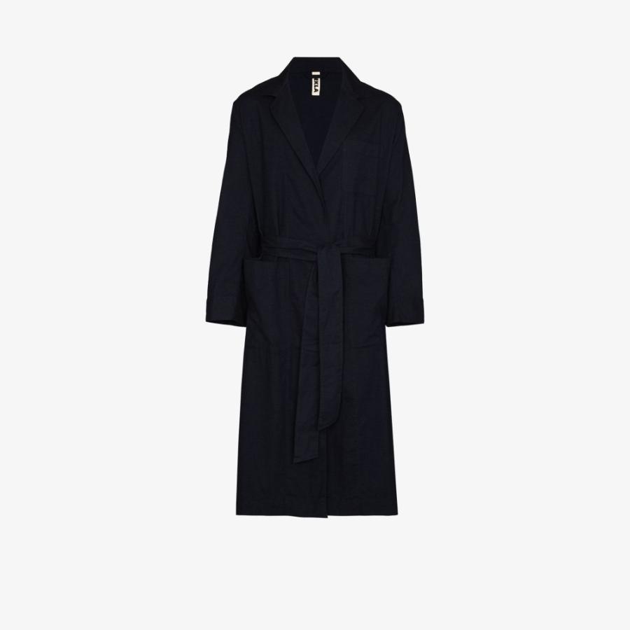 テクラ Tekla メンズ Cotton ガウン バスローブ 下着 靴下 部屋着 インナー 下着 Flannel Cotton Robe メンズ