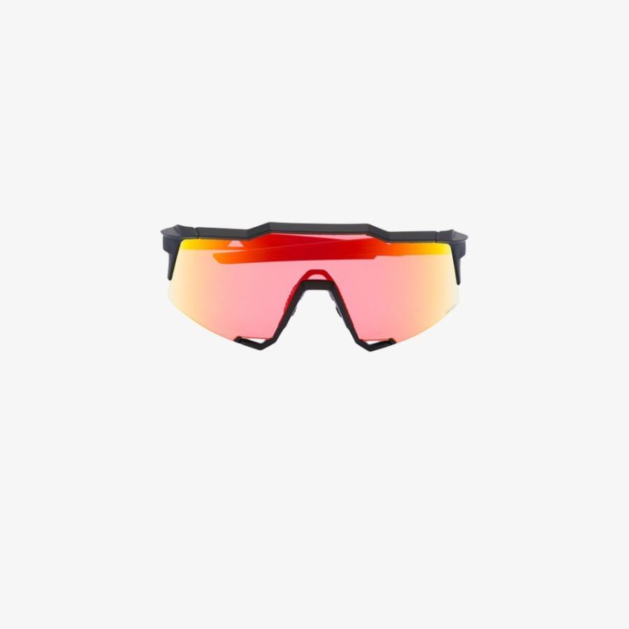 オンラインショップ ワンハンドレッド アイウェア black Sunglasses Square Tinted Speedcraft orange スクエアフレーム メガネ・サングラス メンズ Eyewear 100% サングラス