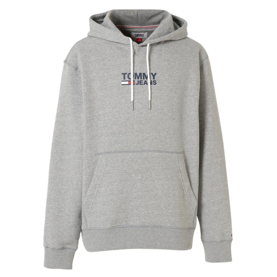 トミー ヒルフィガー Tommy Hilfiger メンズ パーカー トップス Lachlan Po Hoodie 78j3450 Grey Heather フリース ロゴ フード フーディ プルオーバー 入荷中
