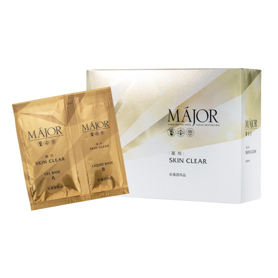 MAJOR SKIN CLEAR 10枚入り MAJOR マジョール 薬用スキンクリア 10回分 : TwinQle - 通販 - Yahoo