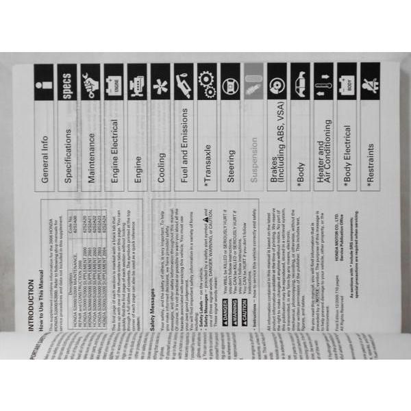 HONDA S2000 SHOP MANUAL 英語追補版3冊 b3240エフアンドエルカンパニー 通販 Yahoo!ショッピング
