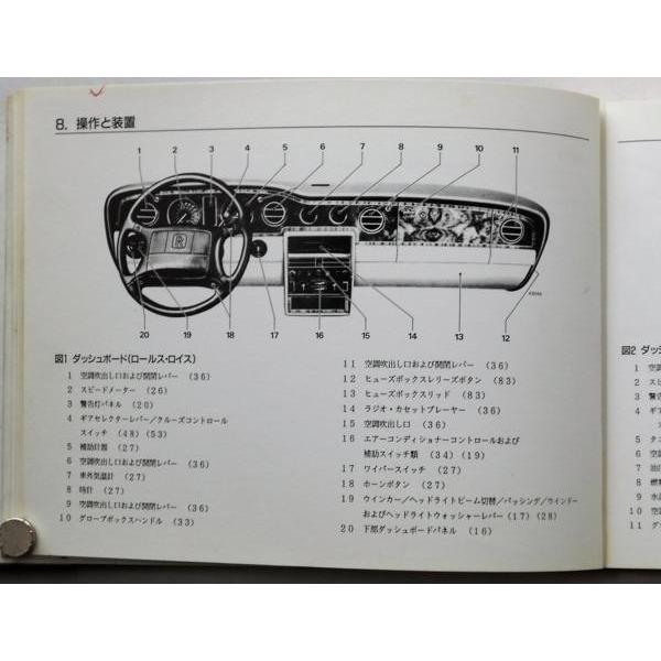 ROLLS ROYCE Silver/SpiritII,SpurII Bentley Turbo R  取説｜ferrari308gtb｜03