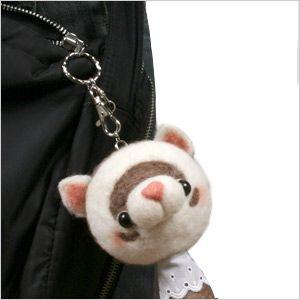 フェレット グッズ fu羊毛デカフェレ!ぬいぐるみ 送料無料 フェレット