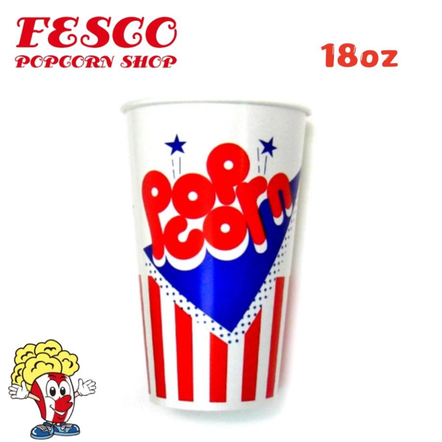 18oz ポップコーン丸カップ（500個）豆20ｇ用