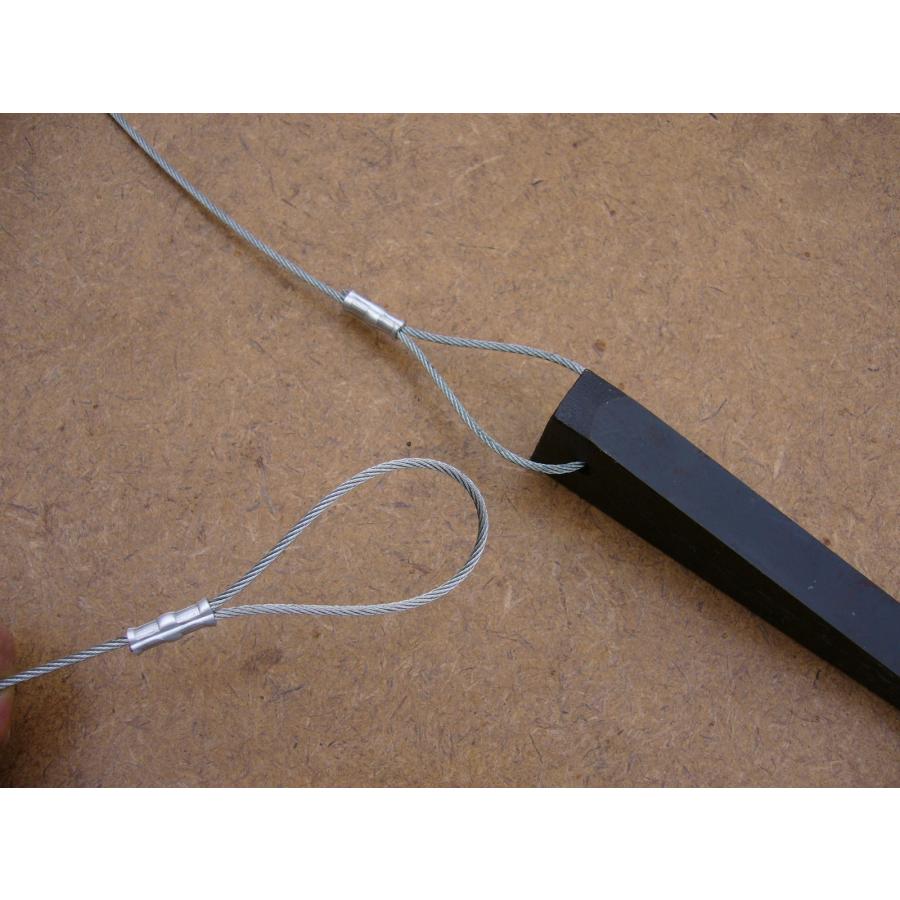 割矢ワイヤー付き【5本セット】 材質:S50C-H（小サイズ）くさび 鉄骨