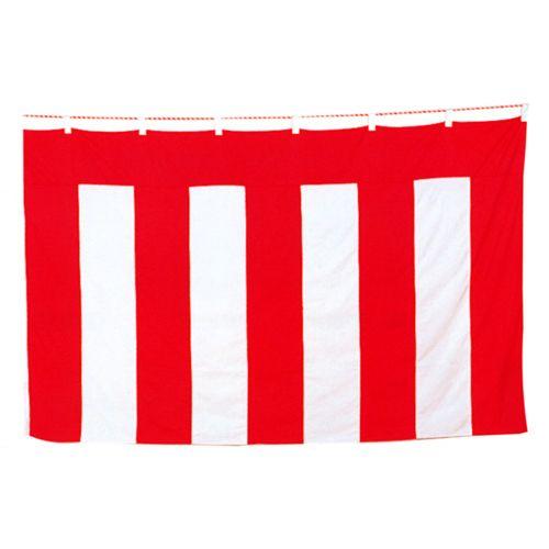 紅白幕 90x900(5間) 綿タイプ 送料無料 縁日 景品 問屋 お祭り 子供