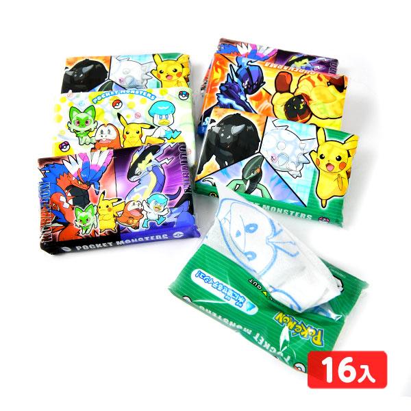 ポケモン 16P ミニ ポケットティッシュ 雑貨 日用品 文具 キャラクター