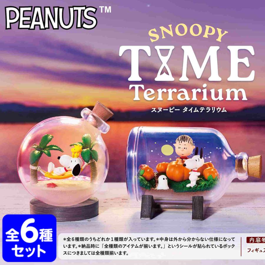 リーメント SNOOPY TIME Terrarium 6個装入 キャラクター コレクション