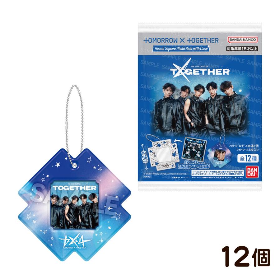 txt ボムギュ 缶バッジ 私服 summer together 42個 BANDAI（バンダイ） TOMORROW X TOGETHER Visual Square Photo Seal