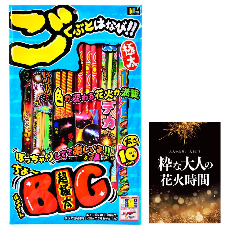 ごくぶとはなび L 花火セット 手持花火 手持ち花火 手持ち 花火 セット