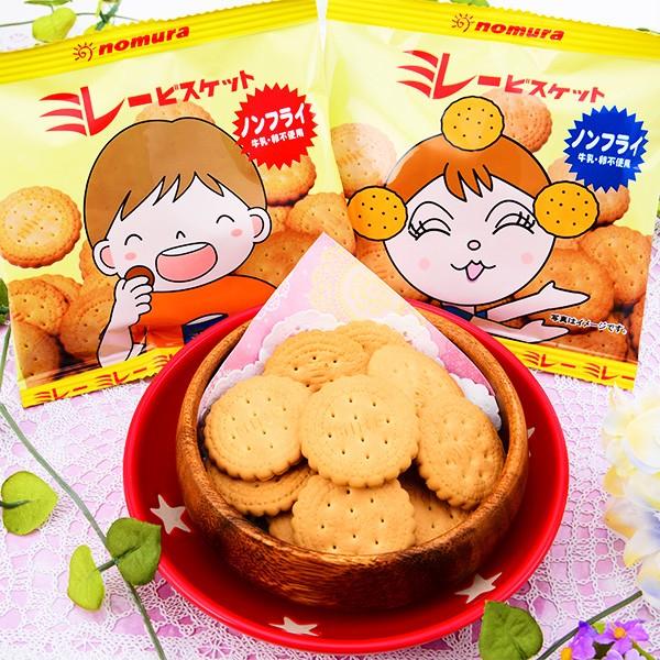 ノンフライ ミレービスケット 6個装入 駄菓子 お菓子 おかし 縁日 景品