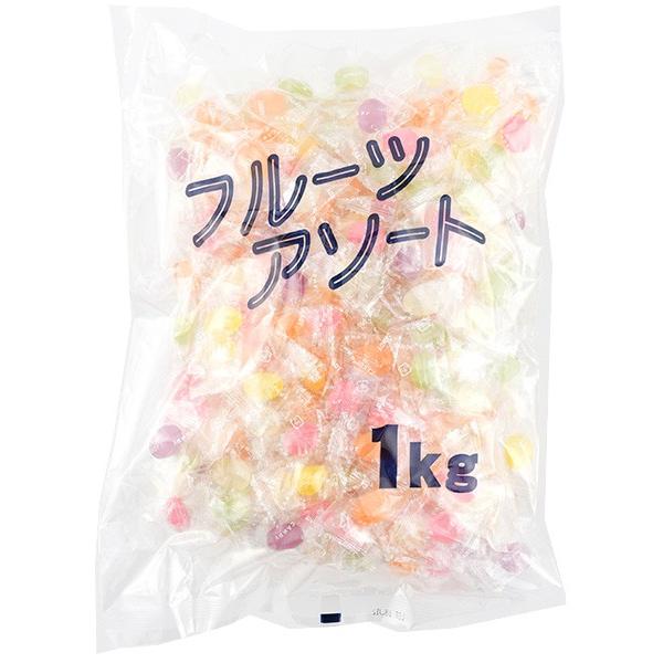 駄菓子 フルーツアソート 1kg(約304個装入 18I27 子供会 景品 お祭り 縁日 お菓子 飴 あめ アメ キャンディ フルーツ 果物 アソート|フェスティバルプラザ|01