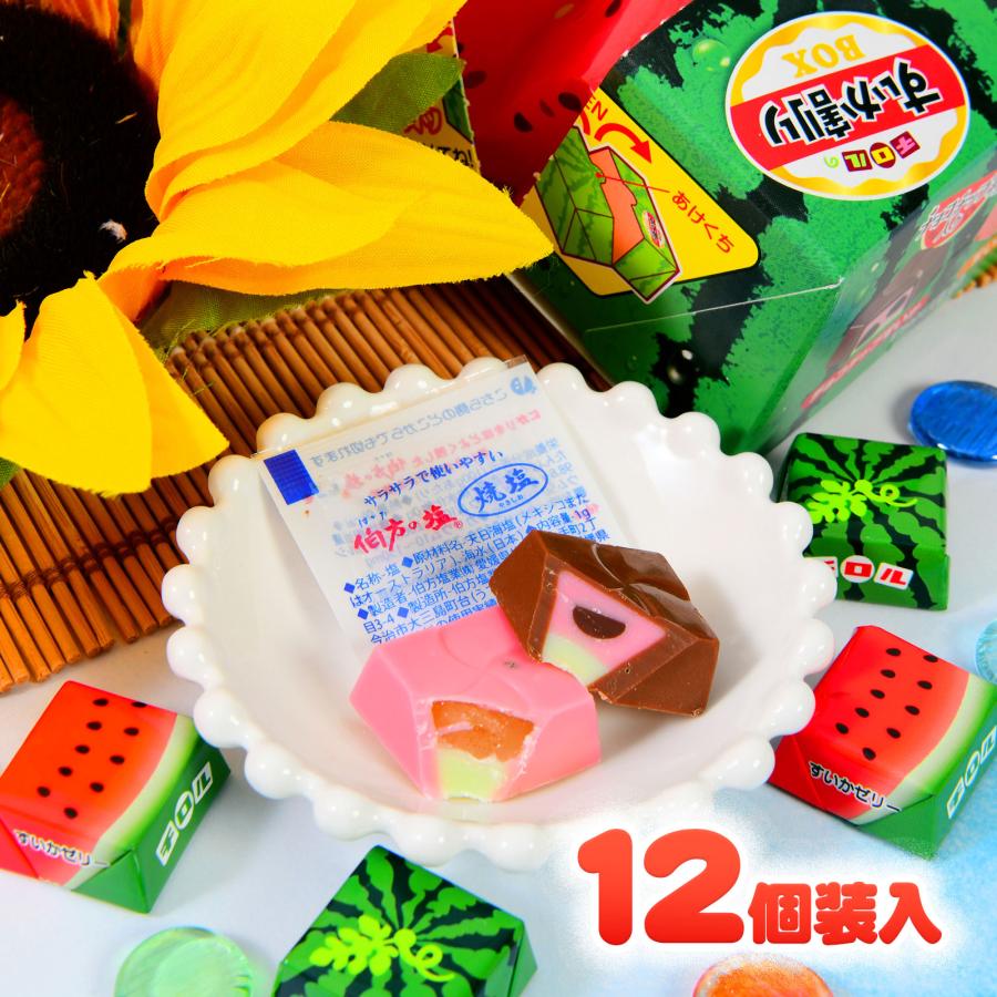 チロルチョコ チロルのすいか割りボックス 12個装入 駄菓子 お菓子