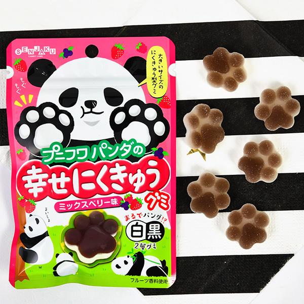 プニフワパンダの 幸せにくきゅうグミ ミックスベリー味 6袋入 フェスティバルプラザ 通販 Paypayモール