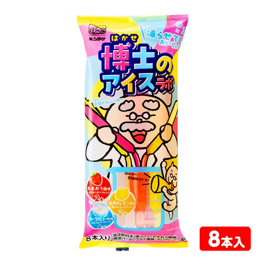 光武製菓 博士のアイスラボ 8本入 駄菓子 お菓子 おかし 縁日 景品