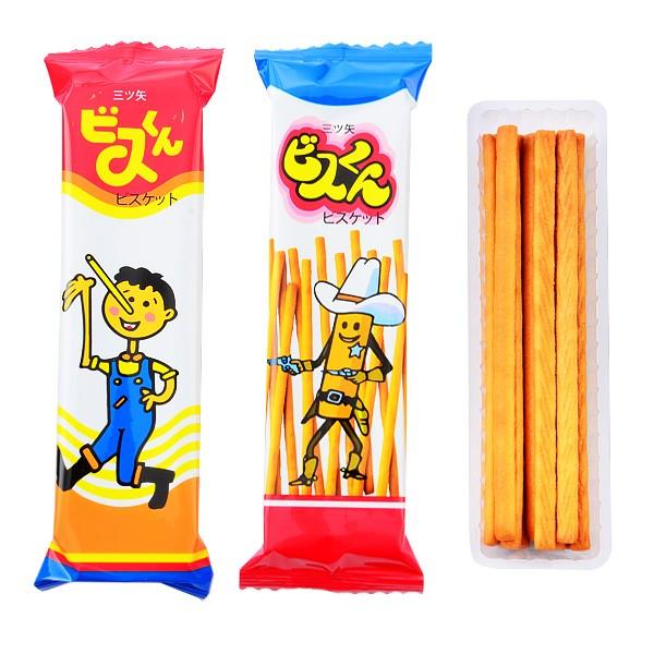 三ツ矢製菓 ビスくん 18g 箱売 30個装入 駄菓子 お菓子 おかし 縁日