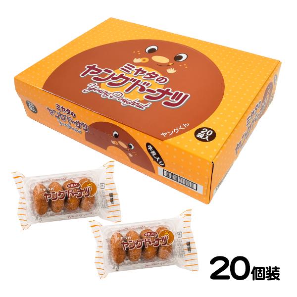 ノーマル ヤングドーナツ 20個装入 駄菓子 お菓子 おかし 縁日 景品