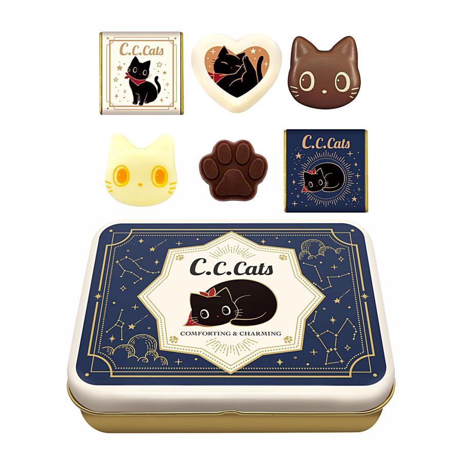 Heart（ハート） C．C．キャッツ チョコギフト缶 駄菓子 お菓子 おかし