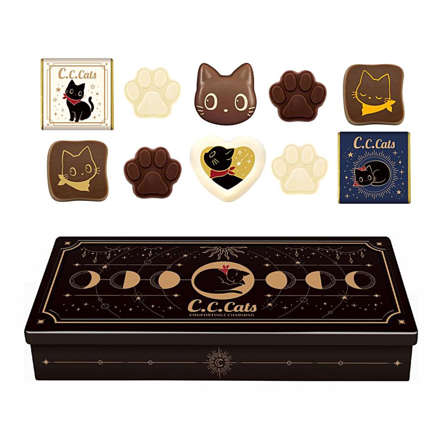 Heart（ハート） C．C．キャッツ チョコアラカルト缶 駄菓子 お菓子