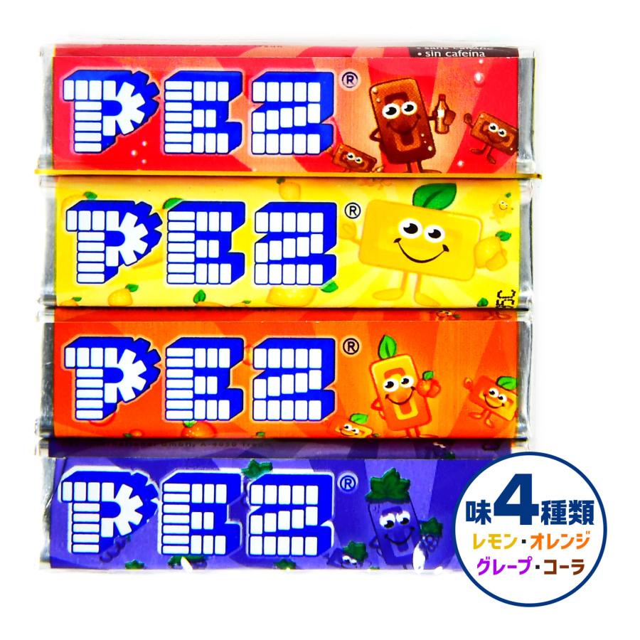 森永 PEZ ペッツ 詰替え 4本入 駄菓子 お菓子 おかし 縁日 景品 問屋