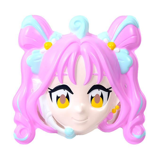 お面 キュアキュンキュン 6枚入 (キミとアイドルプリキュア) おめん
