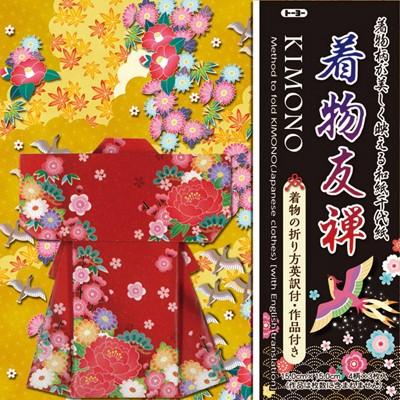 トーヨー 着物友禅 ＫＩＭＯＮＯ 和紙千代紙 英訳付き 12枚入 縁日 景品 問屋 お祭り 子供 おもちゃ 祭り 縁日用品 屋台 イベント｜festival-plaza｜02