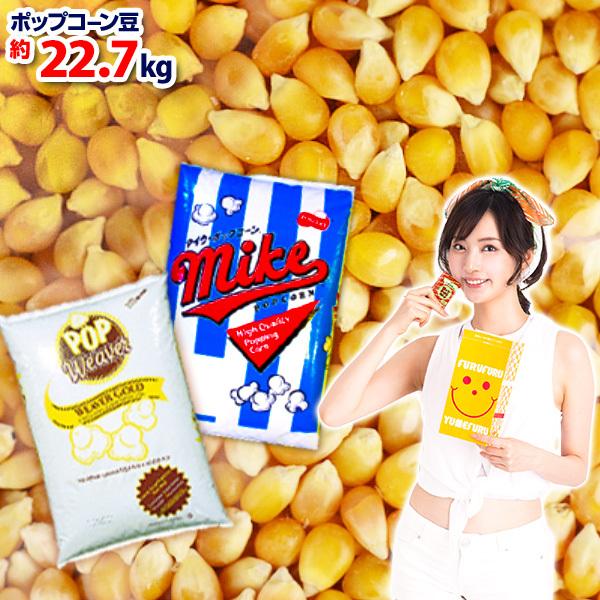 【5/7以降発送】業務用 約22．7kg 高級 ポップコーン豆 {バタフライタイプ} ポップコーン 業務用 お祭り 送料無料 沖縄・離島発送不可 縁日 景品 問屋 子供