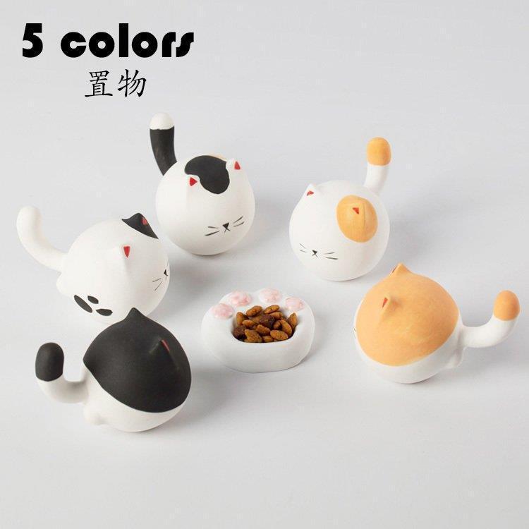 キャットの置物 猫 動物 陶器 オーナメント 自動車置物 かわいい 卓上置物 おしゃれ インテリア 装飾 事務室 居間 置き物 雑貨 装飾品 小物 癒し プレゼント 5色 Glx Hsp Fevstyle 通販 Yahoo ショッピング