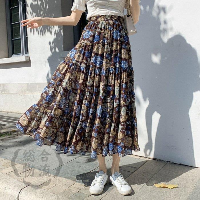 スカート レディース 春夏秋 マキシスカート 花柄シフォンフレアスカート ロングスカート Aライン 体型カバー ボトムス おしゃれ大人 通勤 お出かけ オシャレ 本日特価
