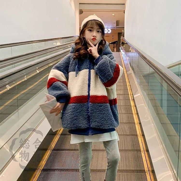 ムートン調コート 女の子 子供用 秋冬 綿服 厚手 モコモコ シンプル 暖かい 寒さ対策 配色 アウター キッズ 子供服 ボアコート 裹起毛ジャケット 長袖 コート 超安い品質 Themtransit Com
