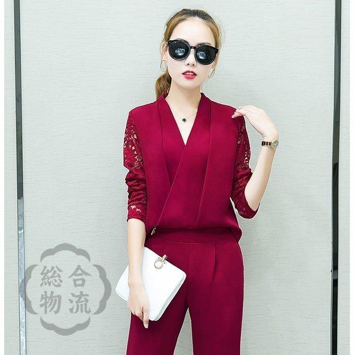 68 Off オールインワン Vネック オーバーオール コンビネゾン ジャンプスーツ レースレディース 結婚式 長袖 サロペットフォーマル 通勤 Ol 代30代40代50代 Stevenbrooke Com