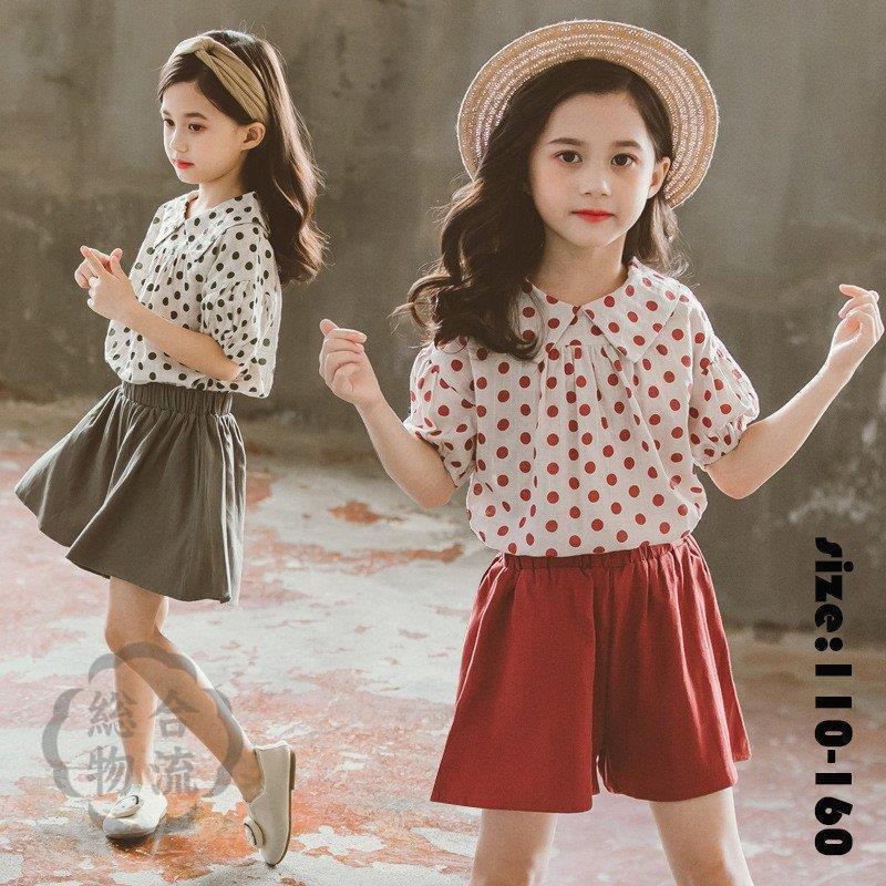 史上最も激安 刺繍 ナチュラル カジュアル チェック柄 半ズボン トップス ２点セット 韓国子供服 水玉 可愛い 女の子 リゾート ゆったり セットアップ 薄手 半袖 夏 プリント 半ズボン ハーフパンツ サイズ 1 Www We Job Com