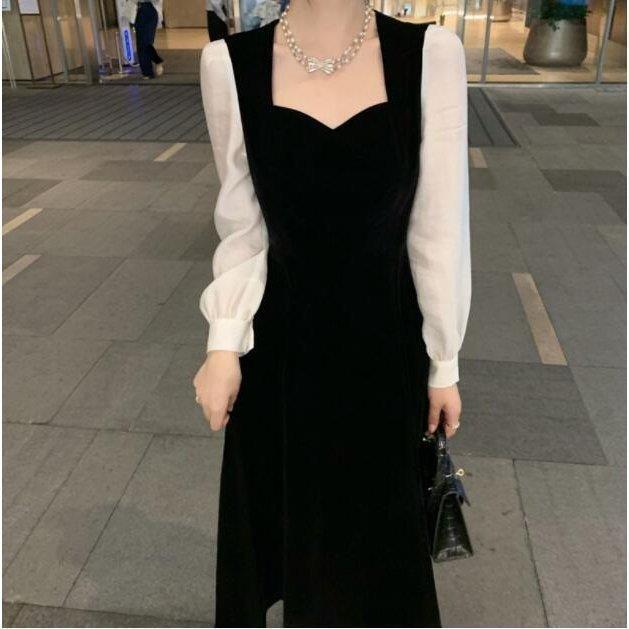 楽天カード分割 ワンピース 切り替え シースルー ミニワンピース ドレス お呼ばれ 結婚式 袖あり 黒 パーティードレス 長袖 韓国 Aライン フリル 大きいサイズ ミニ丈 パーティドレス サイズ S Www Oroagri Eu