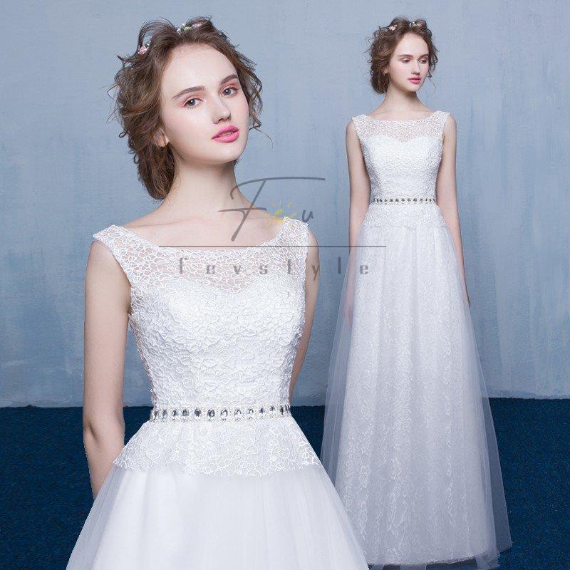 注目ブランド ウェディングドレス Aラインドレス 安い ウエディングドレス サッシュベルト 二次会 花嫁 パーティードレス 披露宴 ブライダル 結婚式 ロングドレス 演奏会 宅送 Istx Edu Ec