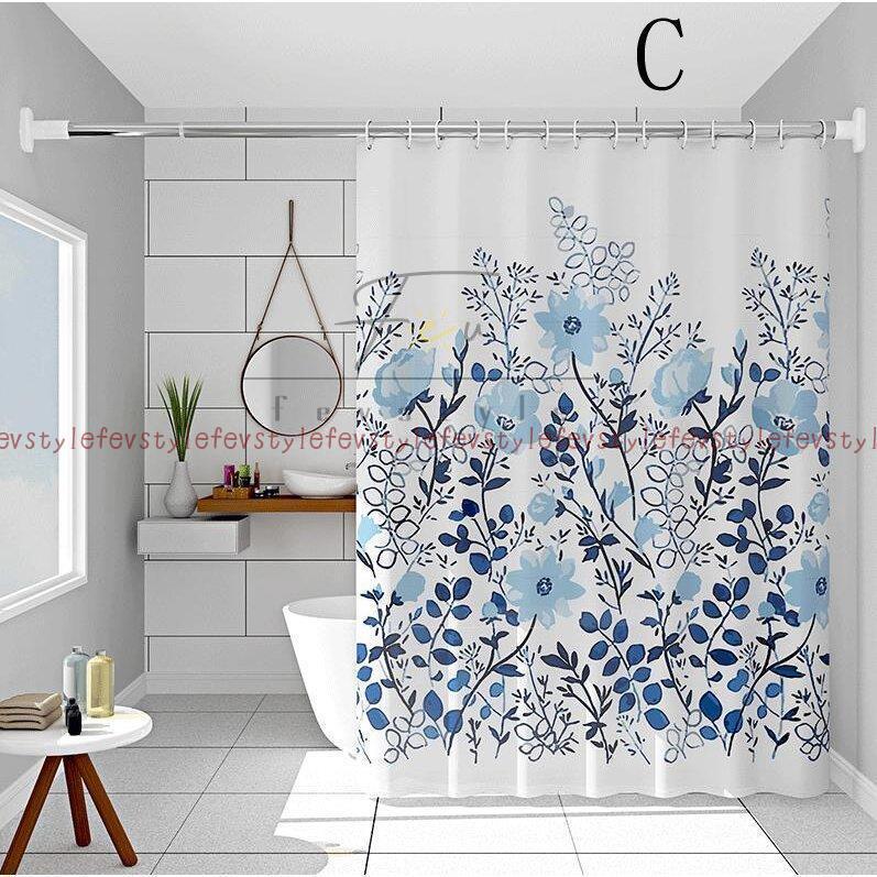新作モデル 浴室 北欧 バスカーテン シャワーカーテン New 防水 風呂カーテン リング付き カーテン インテリア お風呂 バス おしゃれ 目隠し ユニットバス シャワールーム Shipsctc Org
