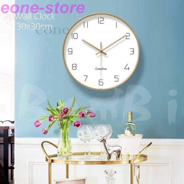 時計 壁掛け 壁掛け 掛け時計 おしゃれ オシャレ インテリア時計 北欧 おしゃれ 金属 フック付き 静音 Fevstyle Jpw4