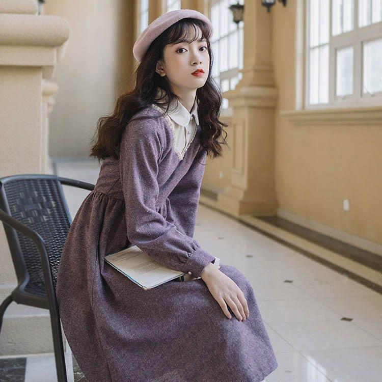 注目ブランドのギフト 大きいサイズ ロング丈 マキシワンピース 上品 長袖 秋冬 きれいめ 40代 レディース ワンピース パーティードレス 可愛い 着痩せ 通勤 おしゃれ 韓国風 ワンピース サイズ S Www Saudiajal Com